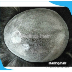 Injected men's toupee high quality