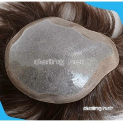 Natural looking toupee mens