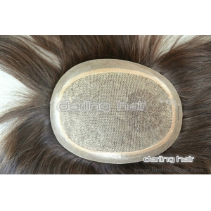  hair injected silk toupee