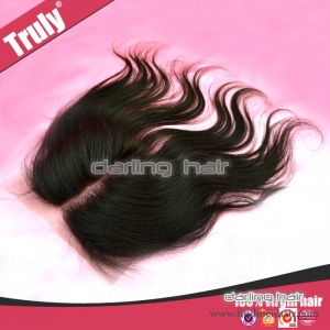 human hair lace front top closure