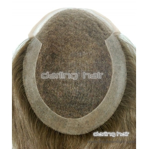 fine welded mono men's toupee