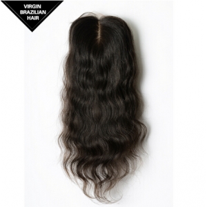 Brazilian Virgin Hair Body Wave women silk top Closure