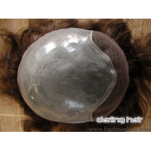 lace front thin skin base men hair piece