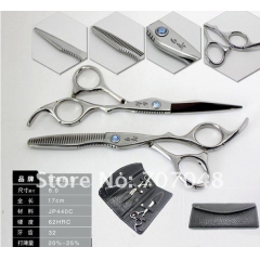 Japan HAKUCHO Professional hair cutting and thinning scissors set